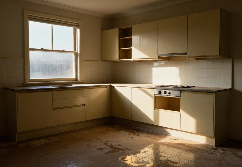 Clean and dry commercial space in Clareville after restoration